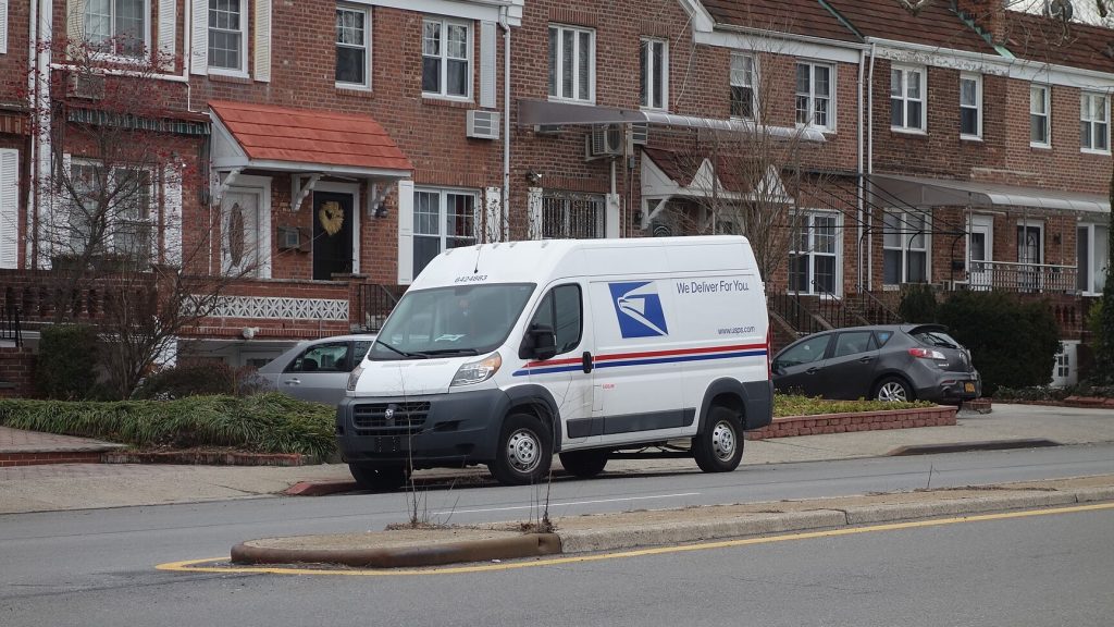 USPS post truck