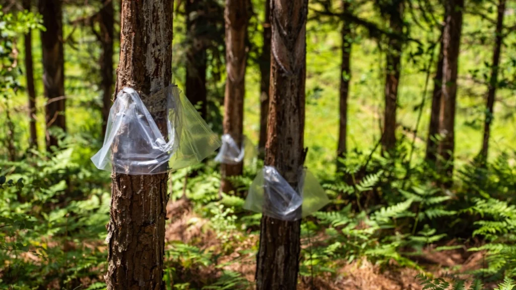 Ser du en plastpåse i ett träd bör du agera direkt