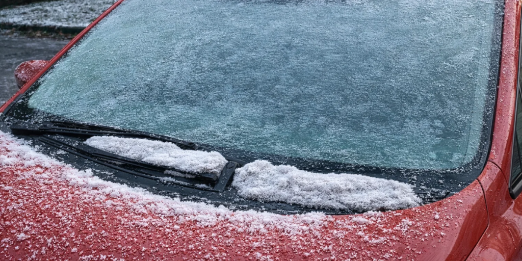 Snestormen er på vej: Nu rådes bilister til at sætte sokker på vinduesviskerne