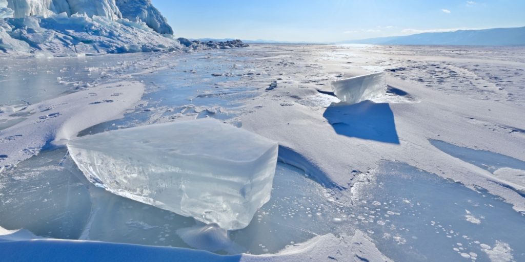 Centraleuropas største sø er frosset til: Er ikke sket i 9 år