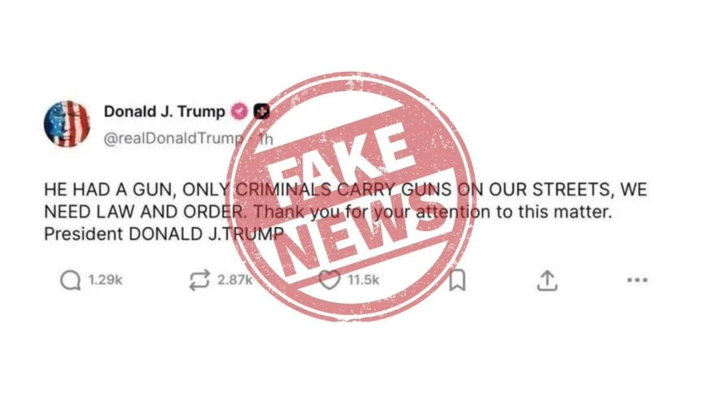 Trump fake Truth Social