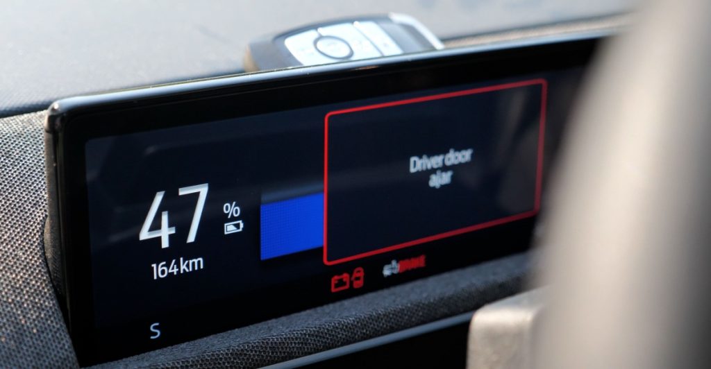 Dashboard electric car