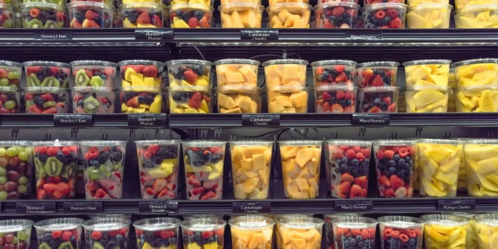 Frugt, melon, ananas, jordbær, blåbær, brombær, kiwi, mango, vindruer