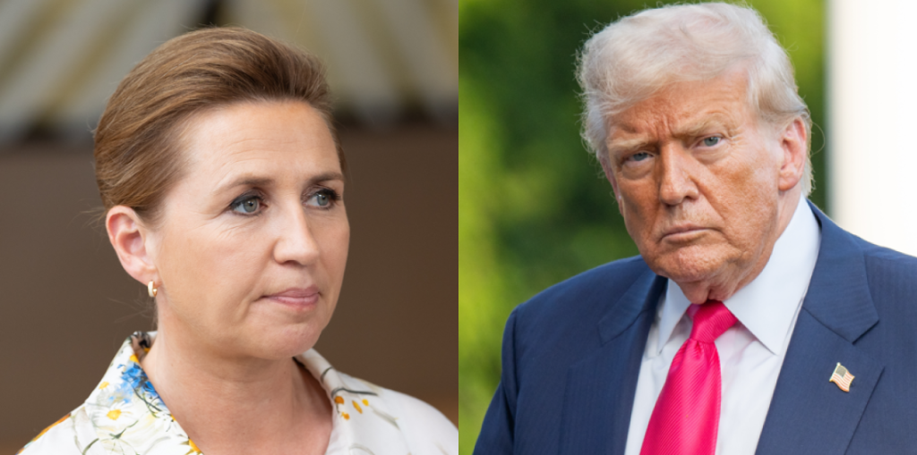 Donald Trump, Mette Frederiksen