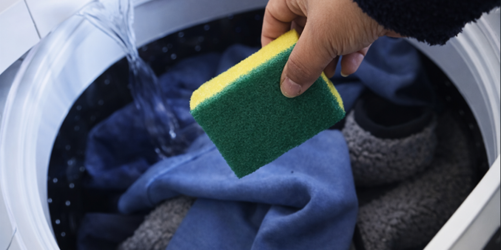 Svamp i vaskemaskine