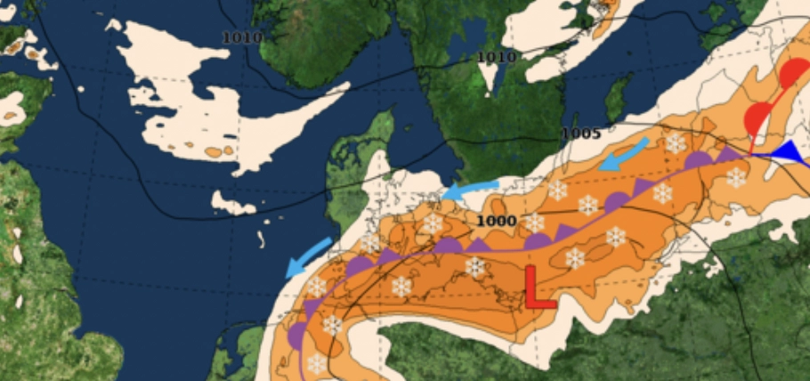 Nu melder DMI om snestorm: Så mange centimeter sne vil falde