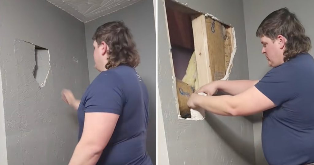 Familie køber nyt hus: Få dage senere afsløres chokerende hemmelighed bag væg