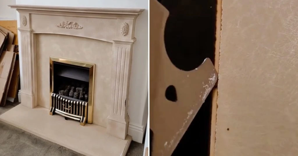 Kvinde fjerner pejs i sit nye hus: Kan ikke tro sine egne øjne over, hvad hun finder
