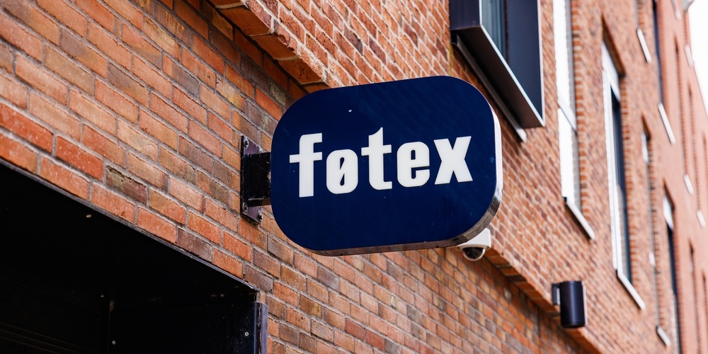 Føtex-skilt på butik i Odense