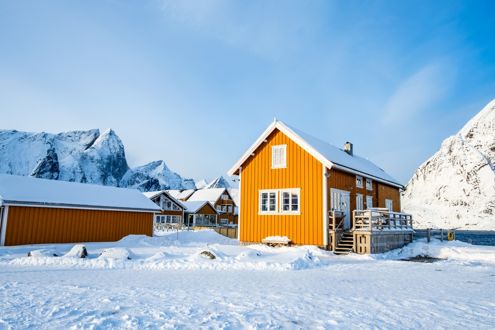 House, winter, hus, vinter