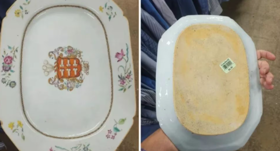 John köpte ett fat på second hand för 50 kronor: När han kollade värdet tappade han hakan