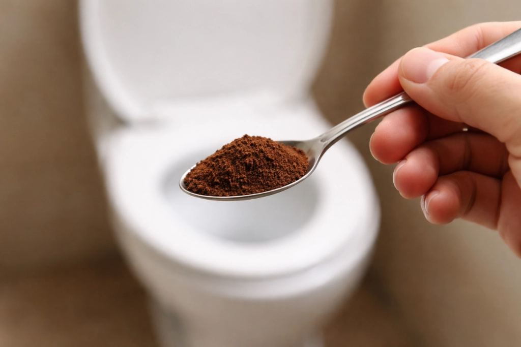 Én spiseske er nok: Derfor hælder folk kaffegrums i toilettet