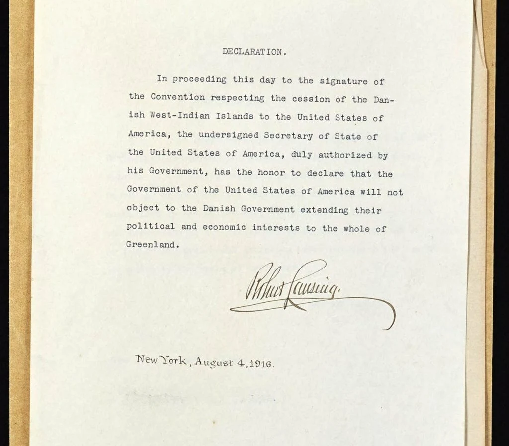 Declaration USA Denmark Greenland