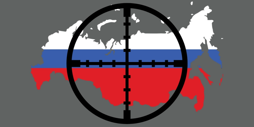 Russia, crosshairs