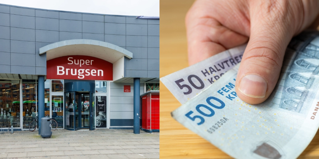 Superbrugsen, kontanter