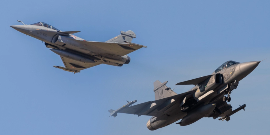Rafale fighter jet, Gripen fighter jet