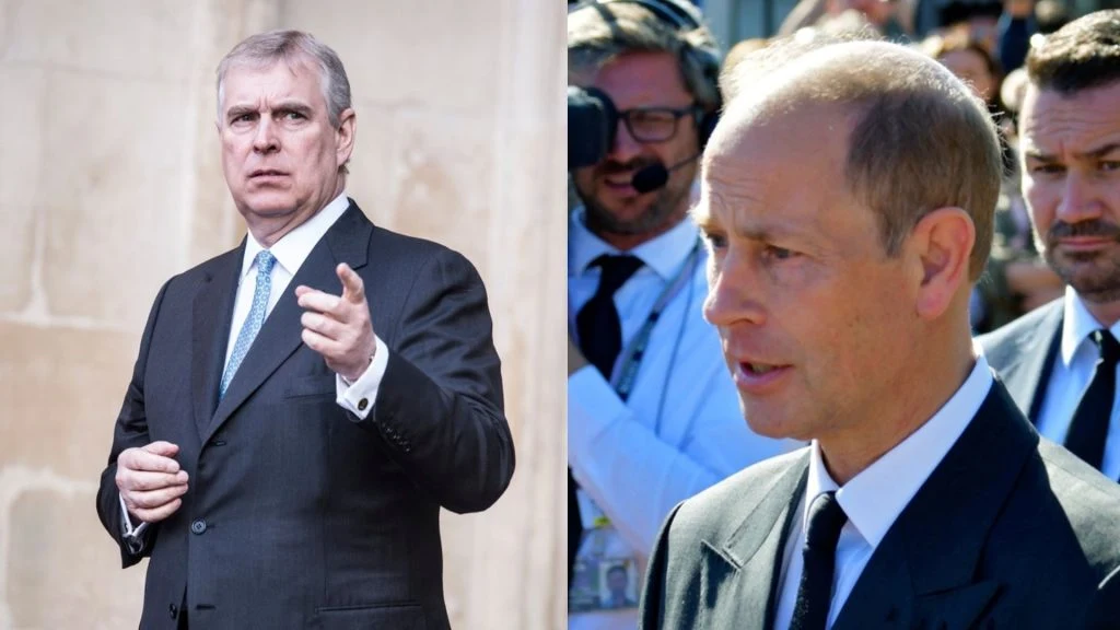 Royal tavshed brudt: Nu taler prins Edward om bror Andrew