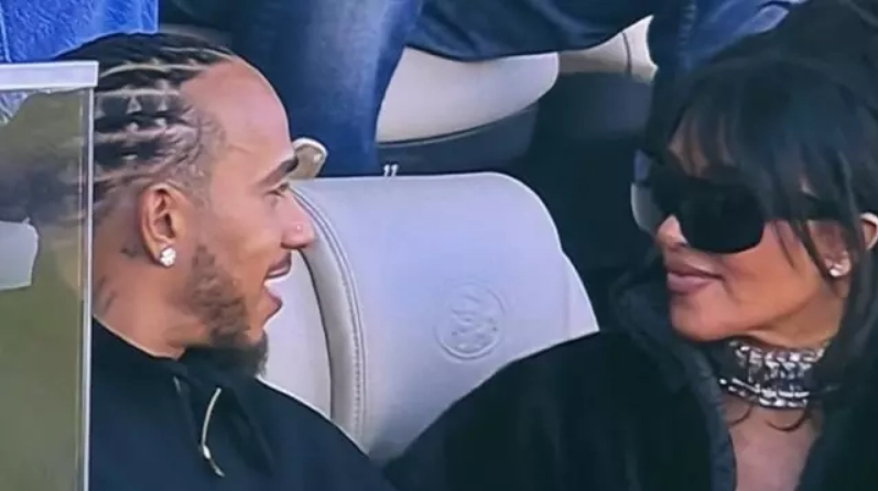 Lewis Hamilton and Kim Kardashian