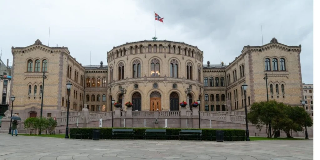 Stortinget Norwegian parliament Oslo Norway