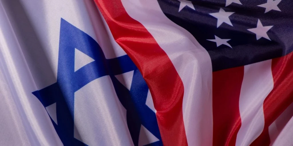 Israel USA flags