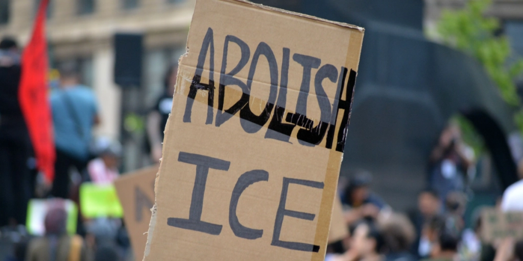 Anti-ICE protest