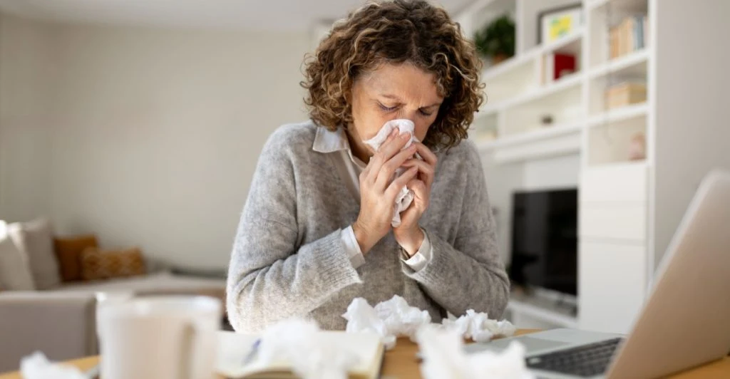 Sick, working remote