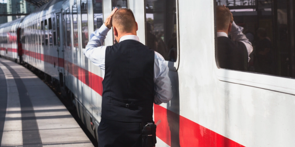 Train conductor dies after being hit by passenger without ticket
