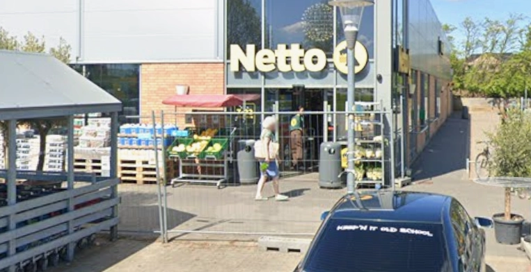 Facade på Netto-butik