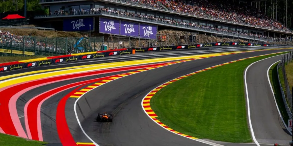 Spa f1 track Belgium