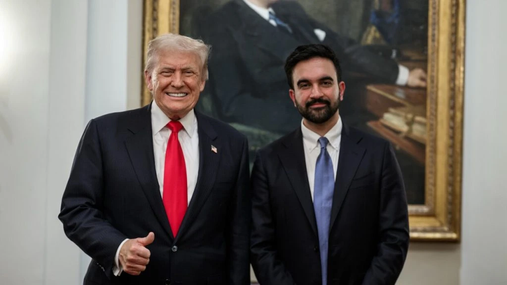 Donald Trump and Zohran Mamdani