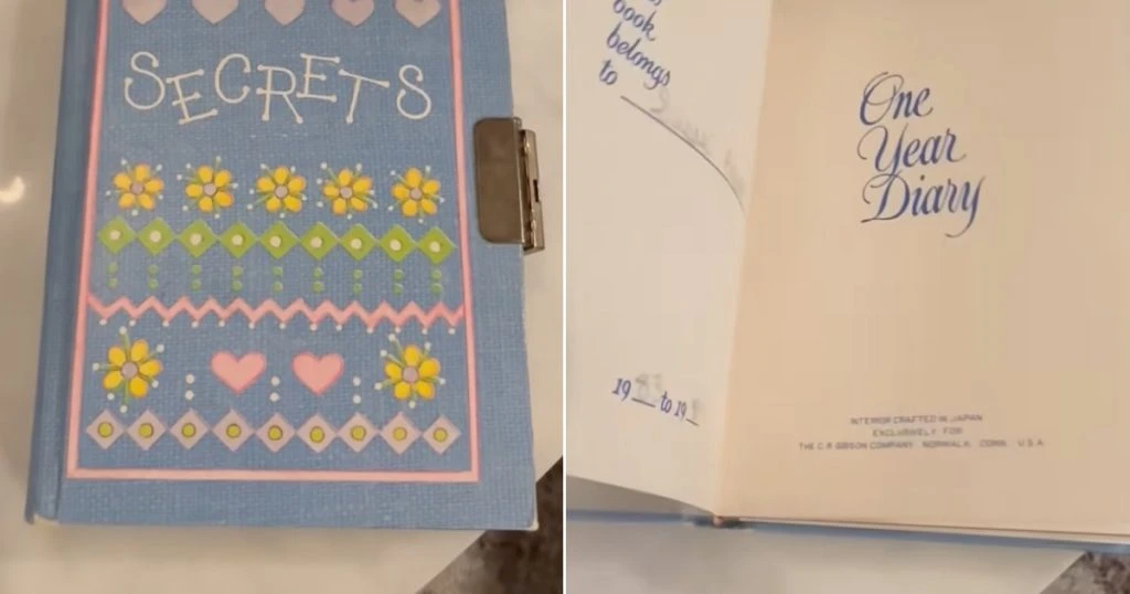 Kvinde finder sin dagbog fra 1983: Får kuldegysninger efter at have læst særlig side