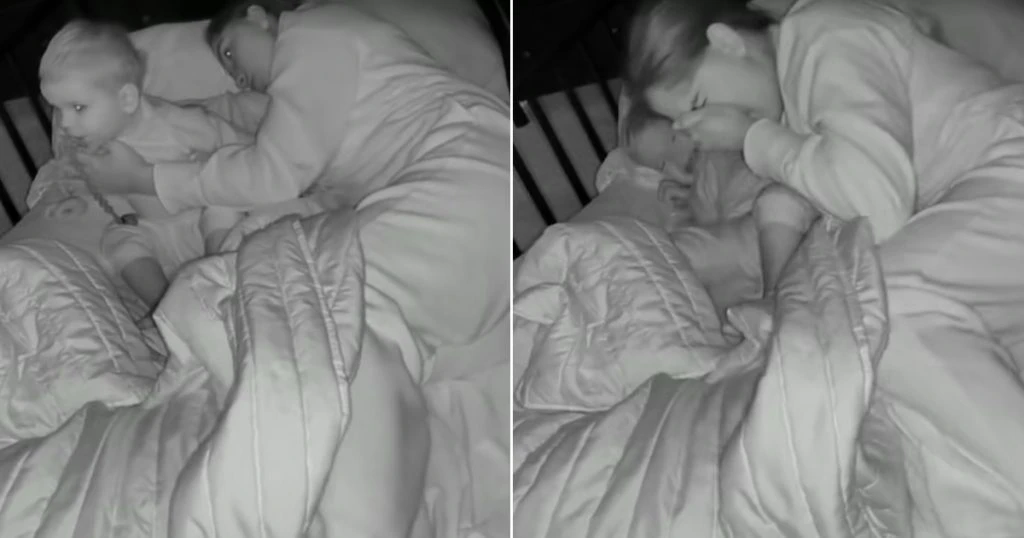 Mor forsøger at få baby til at sove: Ender med at gå fuldstændig galt