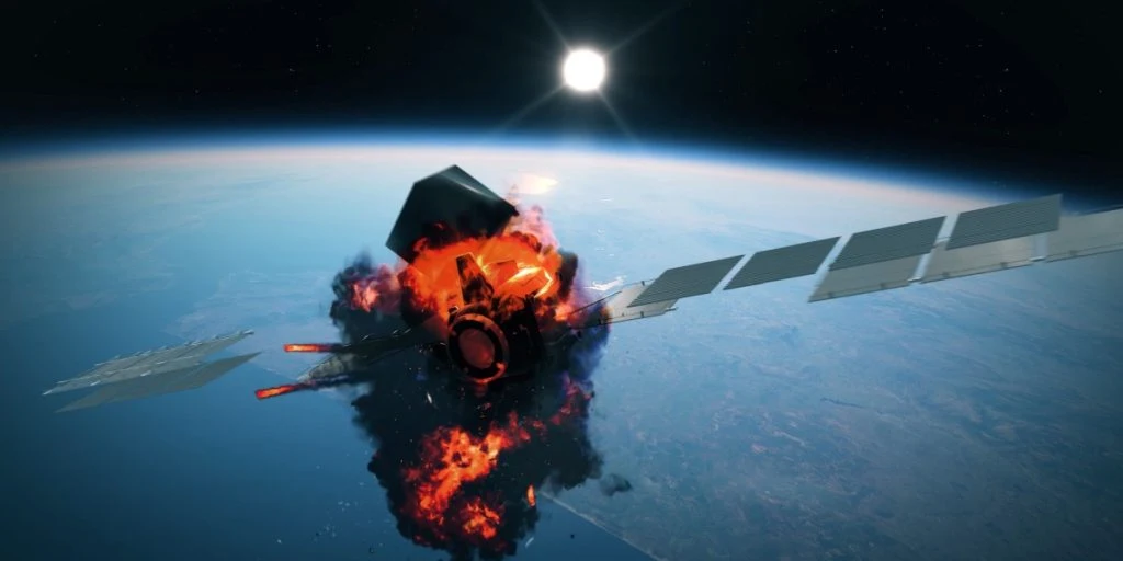 Russian Satellite Breaks Apart, Triggering Space Station Alert