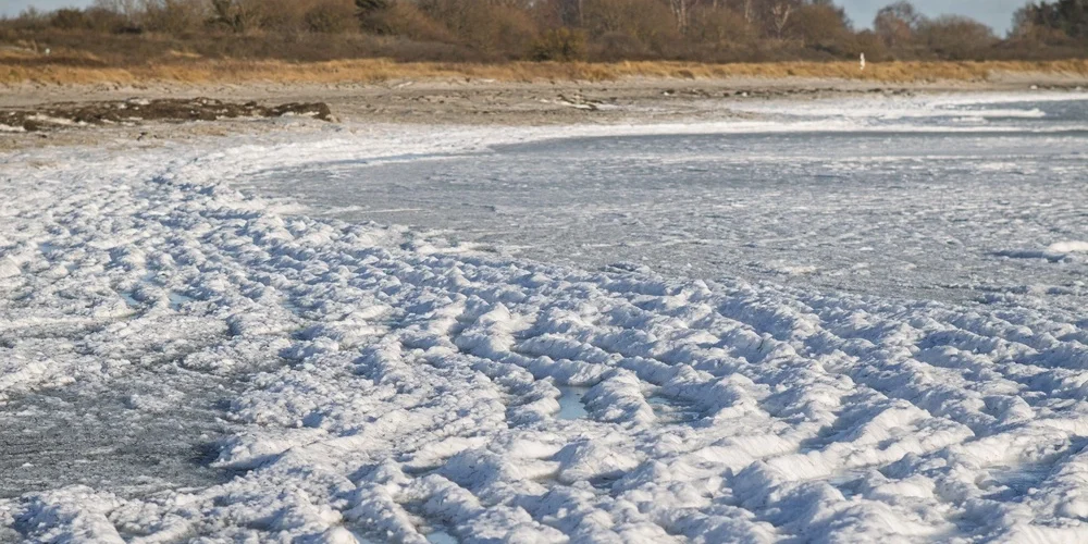 hav frosset til is