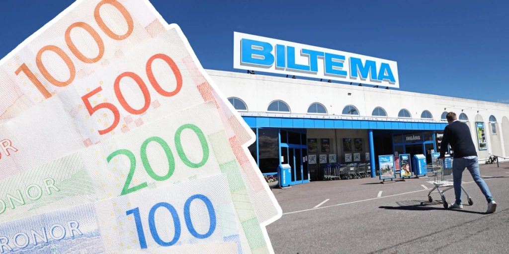 Biltema, Svenska pengar