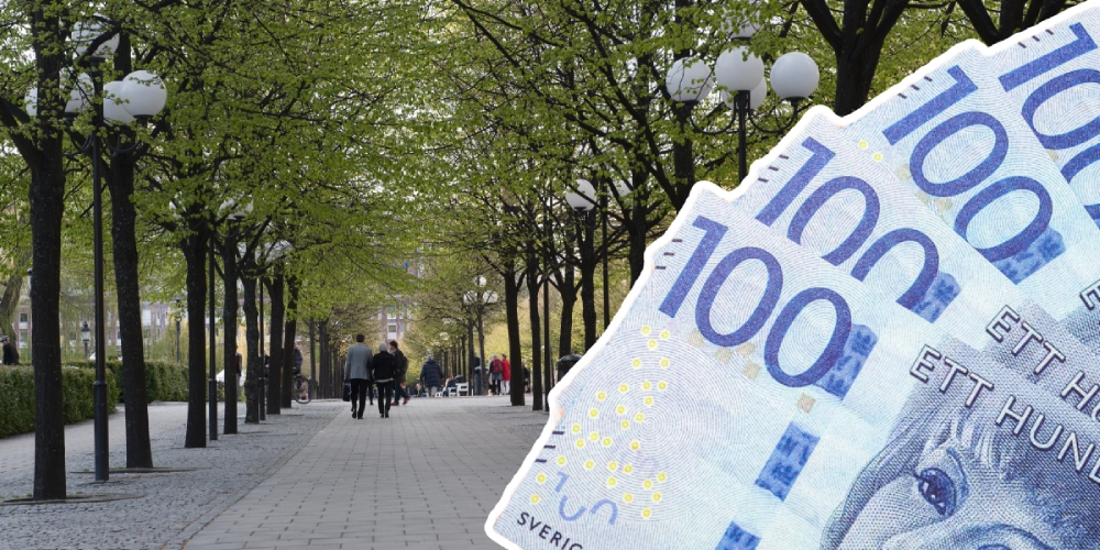 Park, Sverige, Svenska pengar