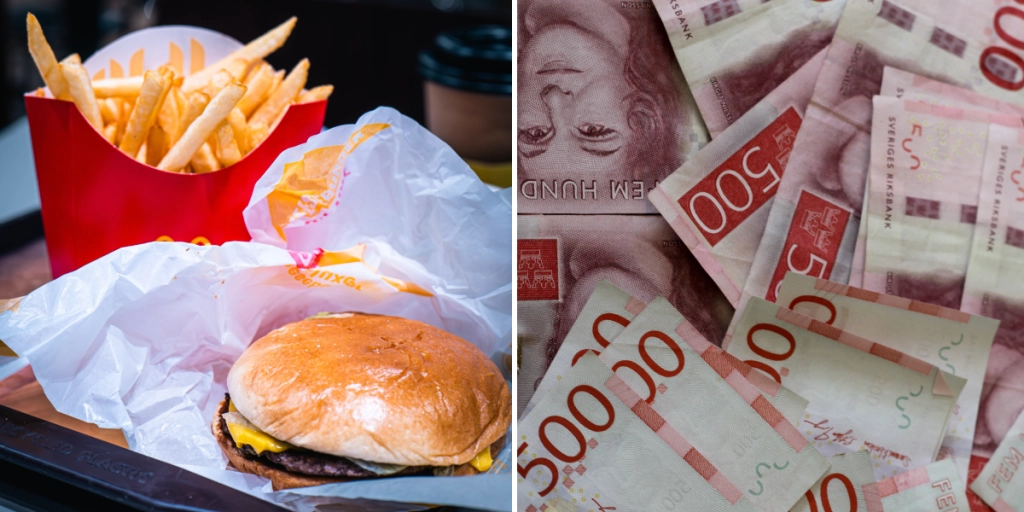 McDonalds, svenska pengar