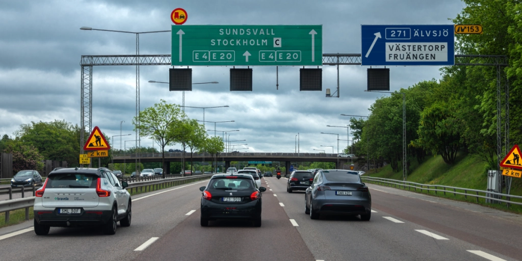 Trafik, bilar, Sverige, bil