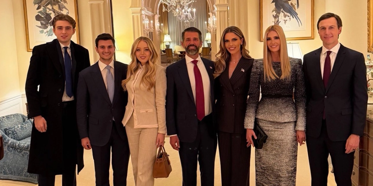 Trump-familiebillede går viralt: Alle taler om denne detalje