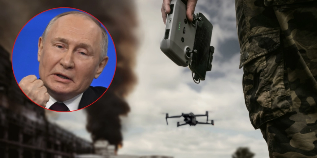 Ukraine, drones, Russia, Vladimir Putin