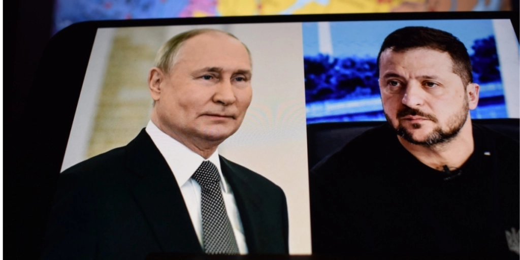 Zelensky and putin