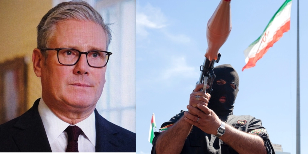Iran Soldier, Keir Starmer