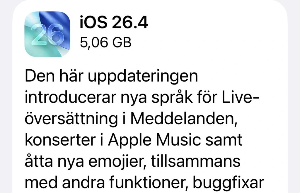 iOS 26.4