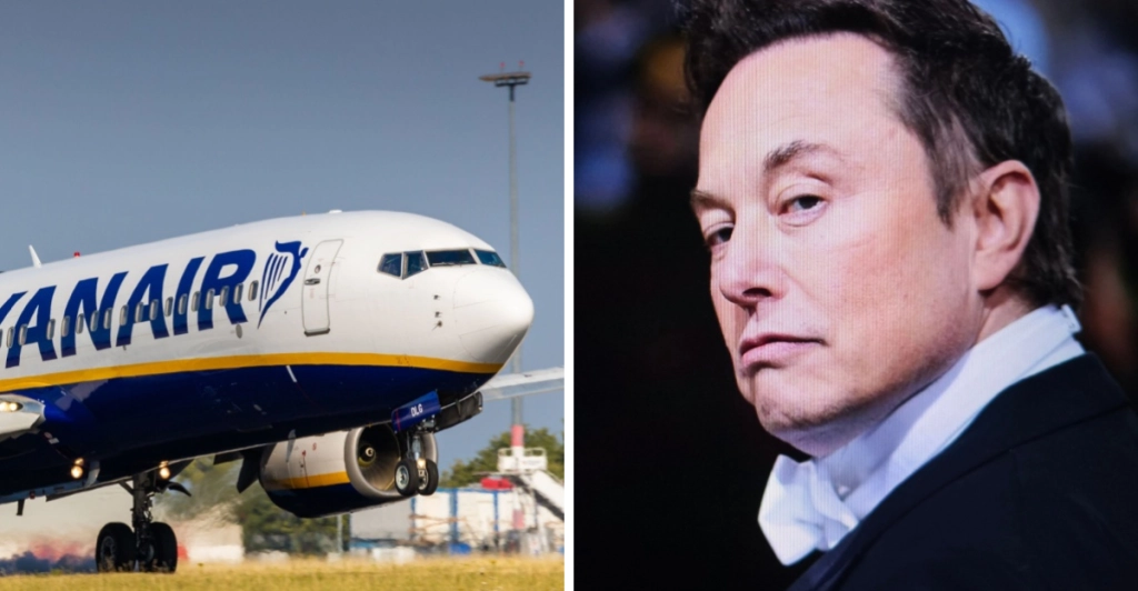 Ryan Air Elon Musk