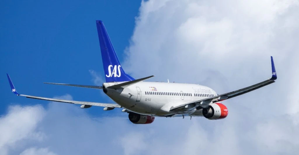 SAS flyger iväg