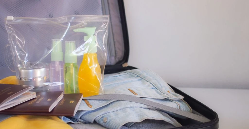 Liquids, luggade, resväska