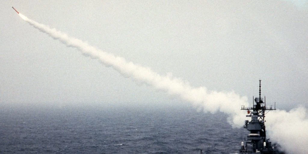 Tomahawk missile launch