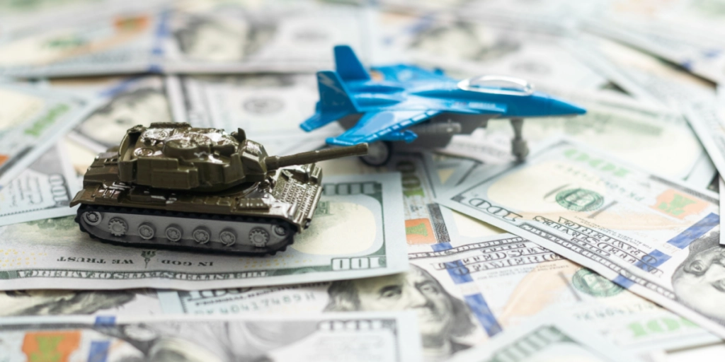Cost of war, US, dollars, tank, fighter jet