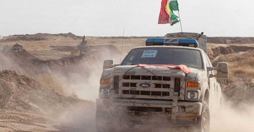 Kurdiska soldater i Irak