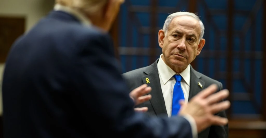 Donald Trump och Netanyahu